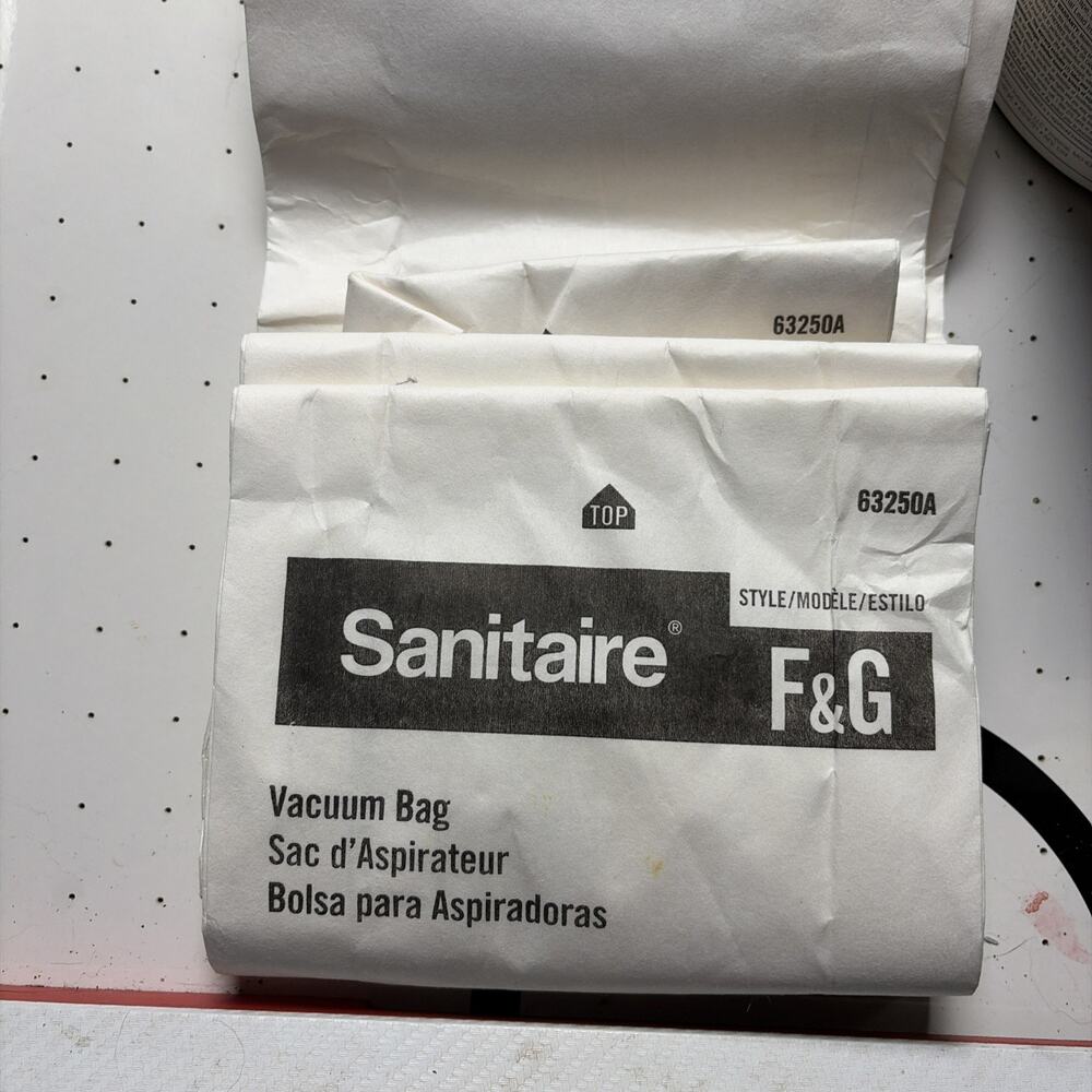 3 Sanitaire Eureka F&G Premium Allergen Filtration Vacuum Bags 63250A